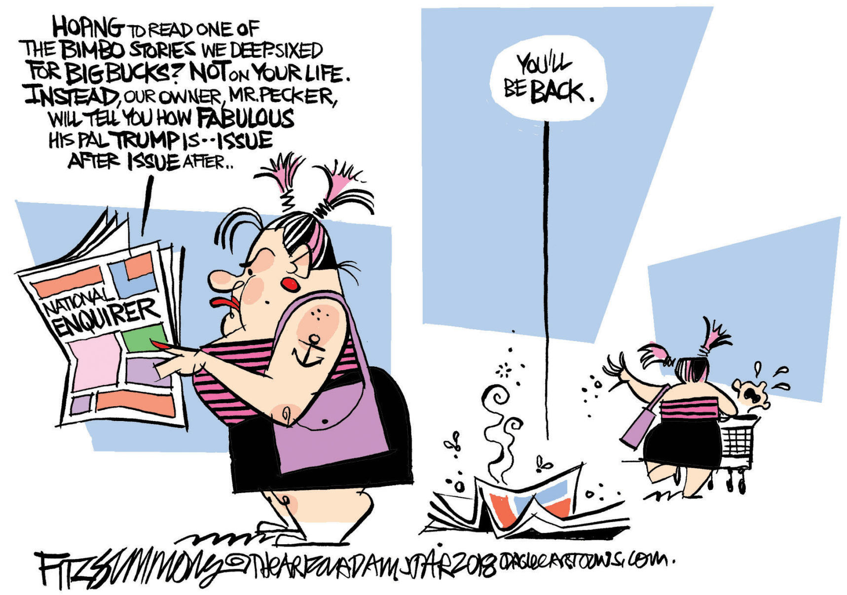 Daily Fitz Cartoon: Inquiring Minds